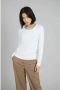 Munthe Long Sleeve Tops White Dames - Thumbnail 2