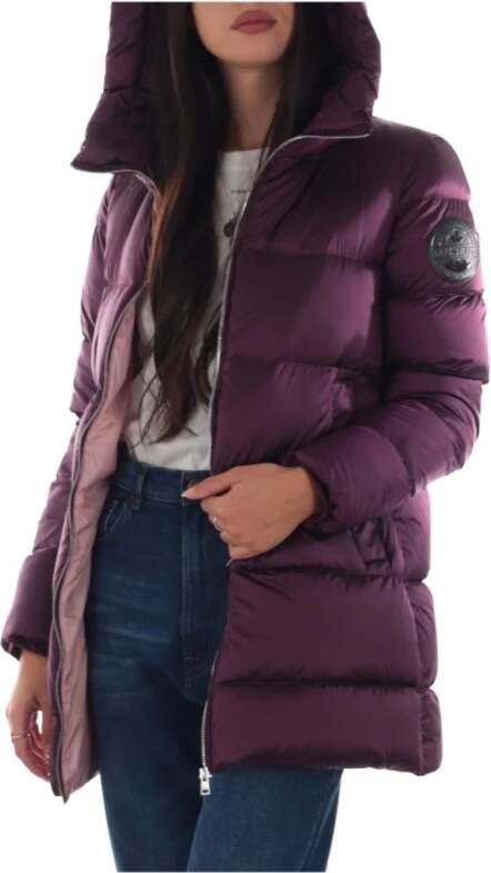 Museum Down Jackets Paars Dames