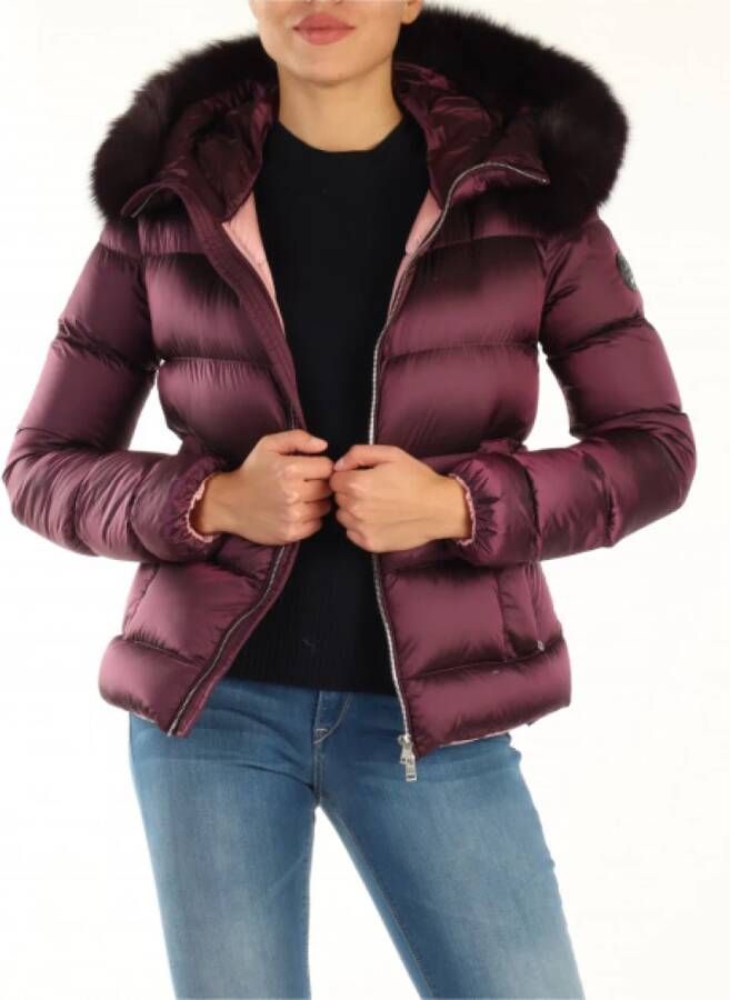 Museum Down Jackets Paars Dames