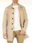 Museum Single-Breasted Coats Beige Heren - Thumbnail 3