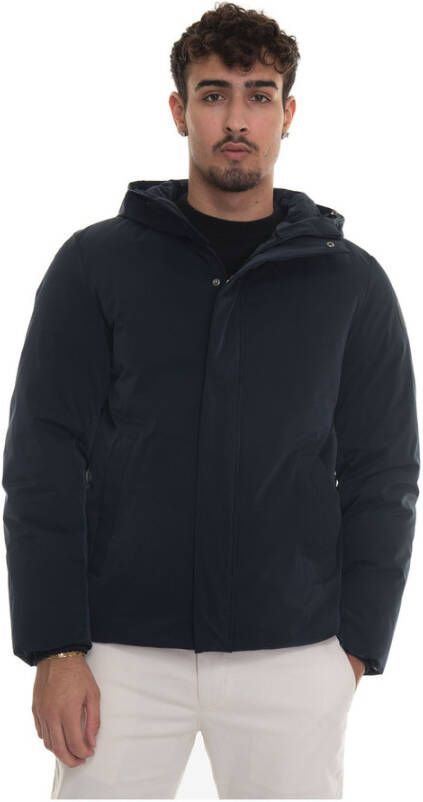 Museum Willard Hooded Harrington Jacket Blauw Heren