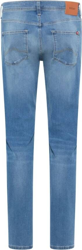 mustang Slim-fit Jeans Blauw Heren