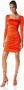MVP wardrobe Ursula Jurk Orange Dames - Thumbnail 2