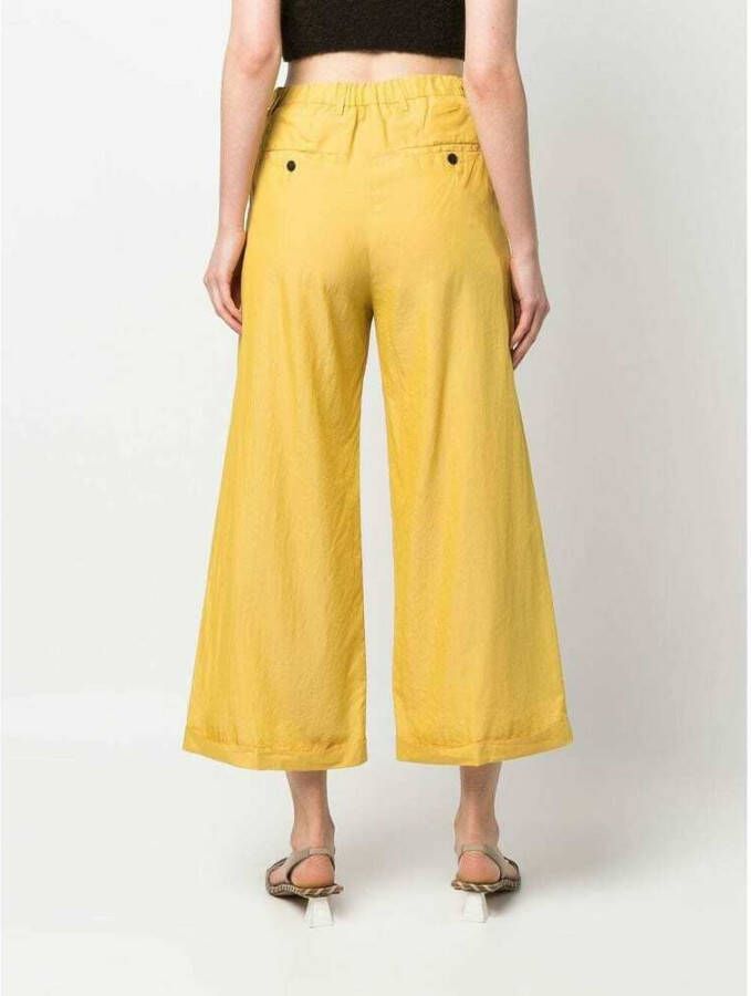 Myths Brede broek Geel Dames