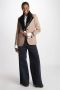 N21 Blazer met bontkraag in vleeskleur Pink Dames - Thumbnail 4