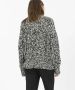N21 Gemeleerde Gebreide Trui Gray Dames - Thumbnail 4