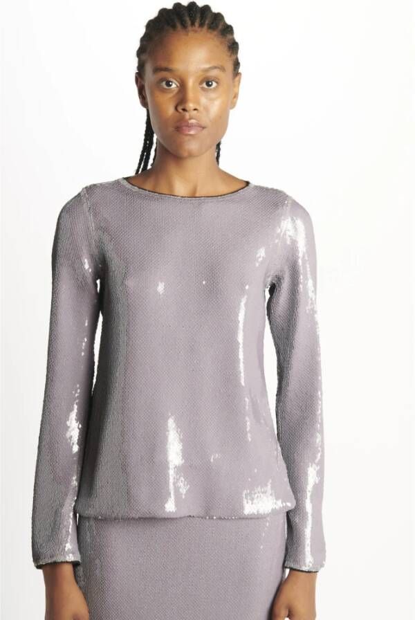 N21 Long Sleeve Tops Grijs Dames
