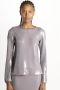 N21 Lange Mouw Tops Klassieke Collectie Gray Dames - Thumbnail 2