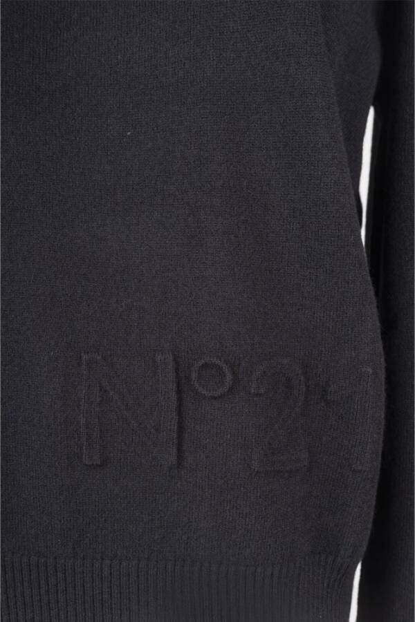N21 Trui met N°21 Logo Grijs Dames