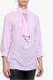N21 Zijden Strik Shirt Purple Dames - Thumbnail 2