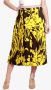 N21 Gele Bloemen Midi Rok Yellow Dames - Thumbnail 2