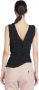 N21 Sleeveless Tops Zwart Dames - Thumbnail 2