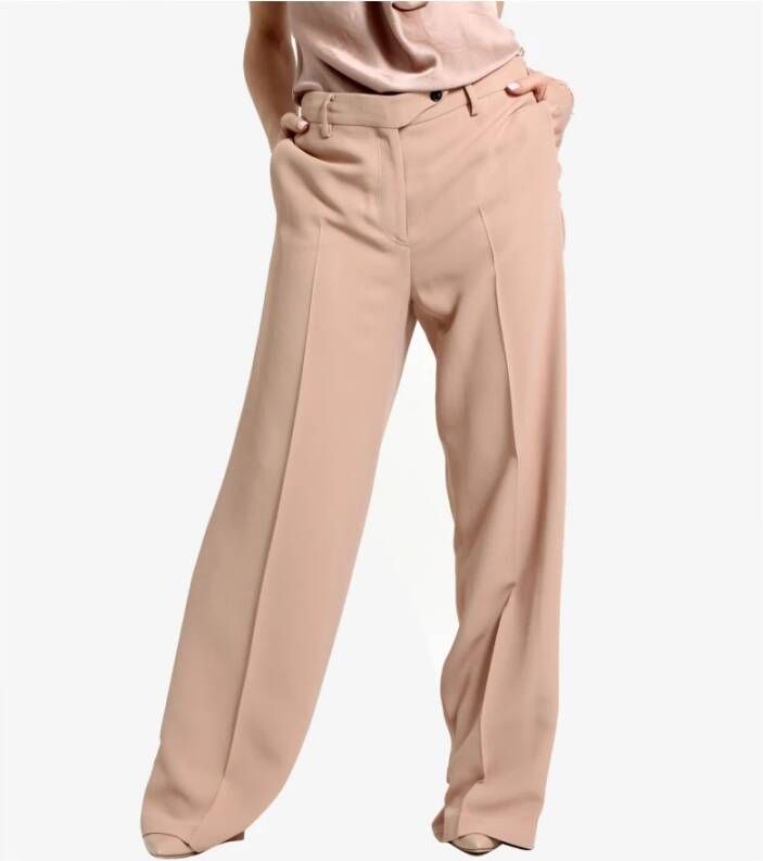 N21 Wide Trousers Roze Dames