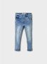 Name it MINI skinny jeans NMFPOLLY stonewashed Blauw Meisjes Lyocell Effen 104 - Thumbnail 5