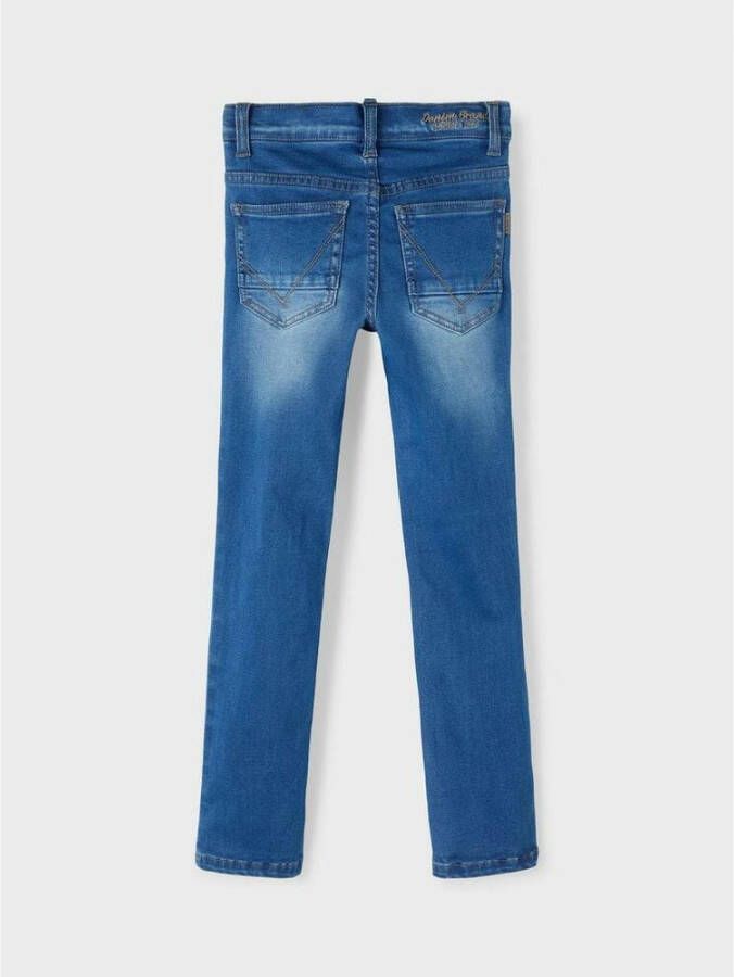 name it Kids Nkmtheo Dnmclas Pant Noos Medium Blue Denim | Freewear Jeans Blauw Heren