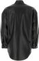 Nanushka Oversized Martin Shirt van Zwart Synthetisch Leer Zwart Heren - Thumbnail 2