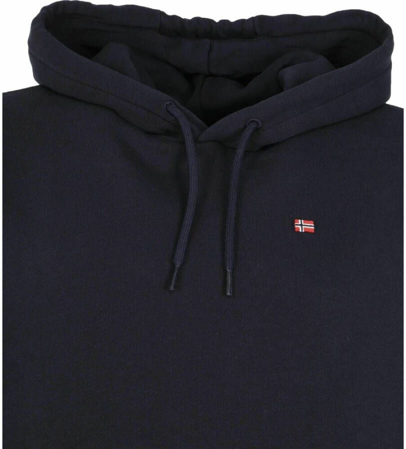 Napapijri Balise Crew Hoodie Blauw Heren