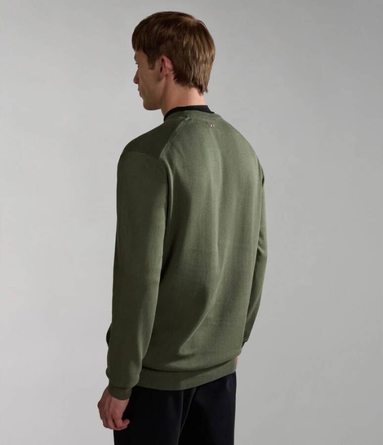 Napapijri Crew Neck Sweater Groen Heren