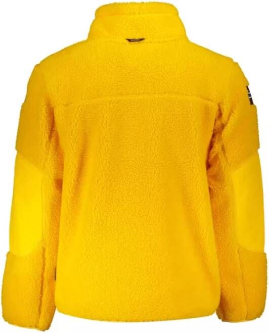 Napapijri Gele Sweater Polyestermix Geel Heren
