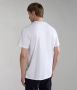 Napapijri Korte mouw T-shirt voor mannen White Heren - Thumbnail 4