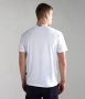 Napapijri Korte mouw T-shirt voor mannen White Heren - Thumbnail 7