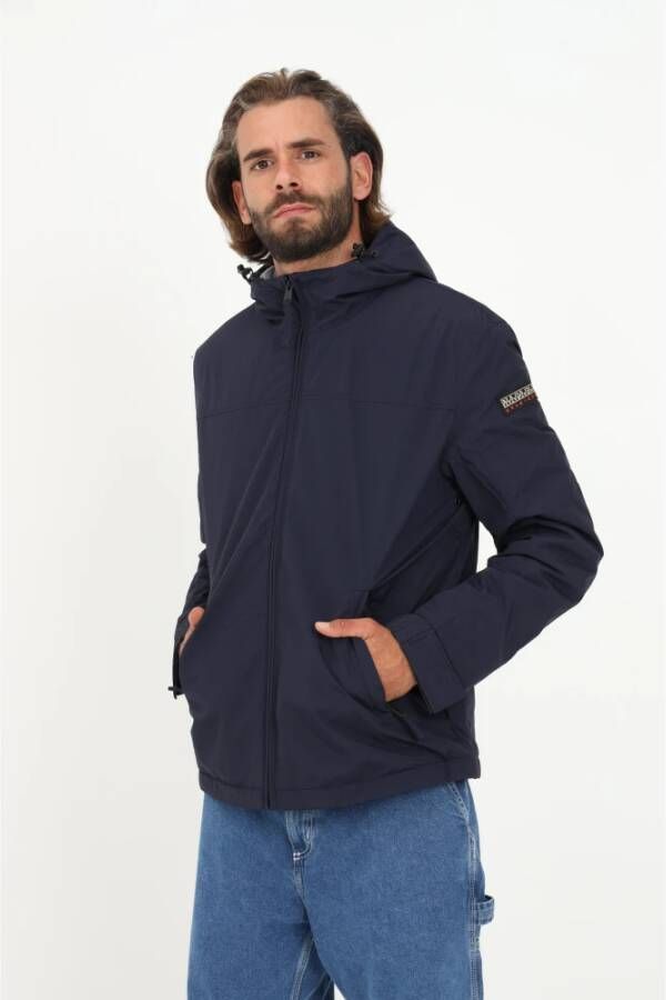 Napapijri Coats Blauw Heren