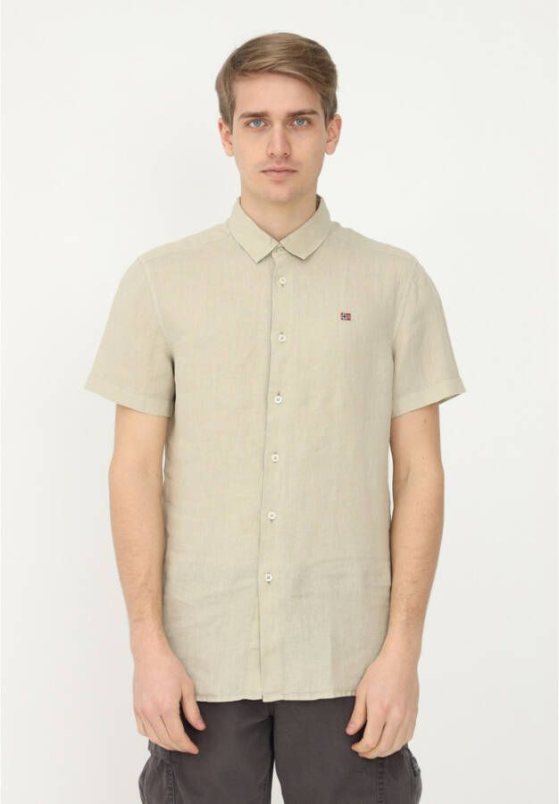 Napapijri Shirt Beige Heren