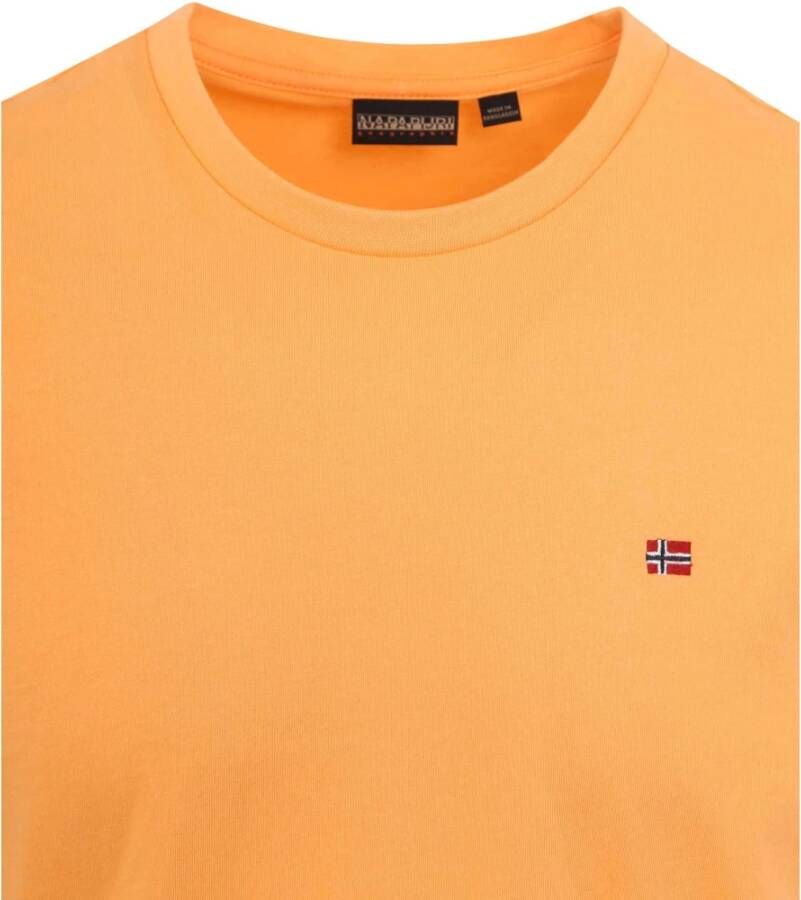 Napapijri T-Shirts Oranje Heren