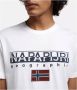 Napapijri Korte mouw T-shirt voor heren White Heren - Thumbnail 3