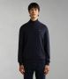 Napapijri Blauwe Cardigan met Lange Mouwen en Logo Blue Heren - Thumbnail 2