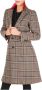 Neil Barrett Geruite Patroon Knoopsluiting Jas Multicolor Dames - Thumbnail 2