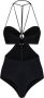Nensi Dojaka Swimwear Zwart Dames - Thumbnail 2