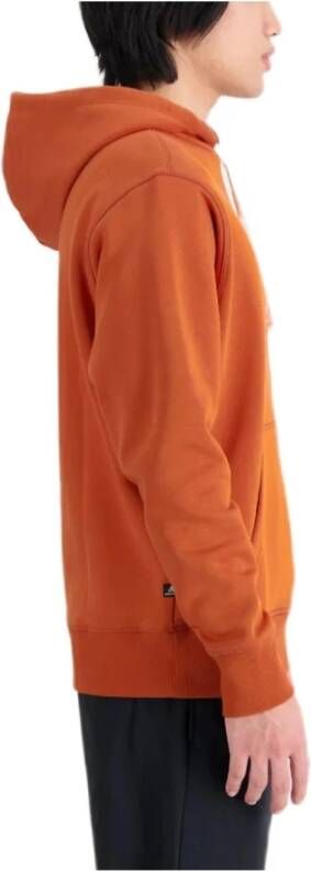 New Balance Stijlvolle Performance Sweatshirt Oranje Heren