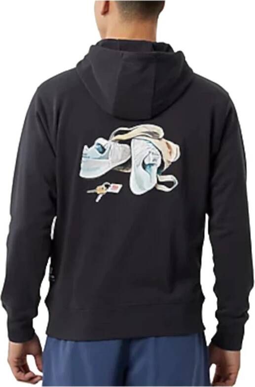 New Balance Athletics Jacob Rochester Hoodie Zwart Heren