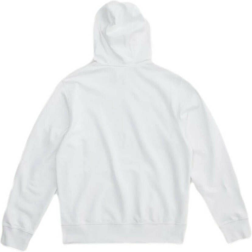 New Balance Logo Hoodie voor Heren Wit Heren