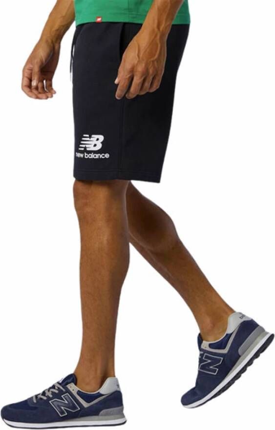 New Balance Shorts Zwart Heren