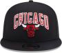 New era Cap 9fifty Chicago Bulls NBA Patch Black Unisex - Thumbnail 2