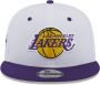 New era Cap 9fifty Los Angeles Lakers Crown Patch White Unisex - Thumbnail 2
