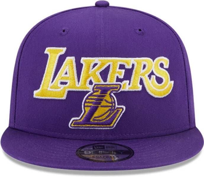 new era Cap 9fifty Los Angeles Lakers NBA Patch Paars Unisex