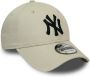 New era Beige Pet met New York Yankees Logo Beige Unisex - Thumbnail 3