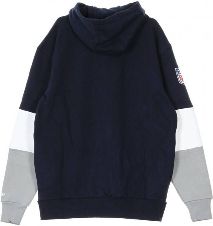 new era Kleurblok Hoody Seasea Blauw Heren