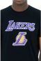 New era Lakers Team T -Shirt Logo Zwart Heren - Thumbnail 5