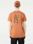New era Linker borst t -shirt Oranje Heren - Thumbnail 2