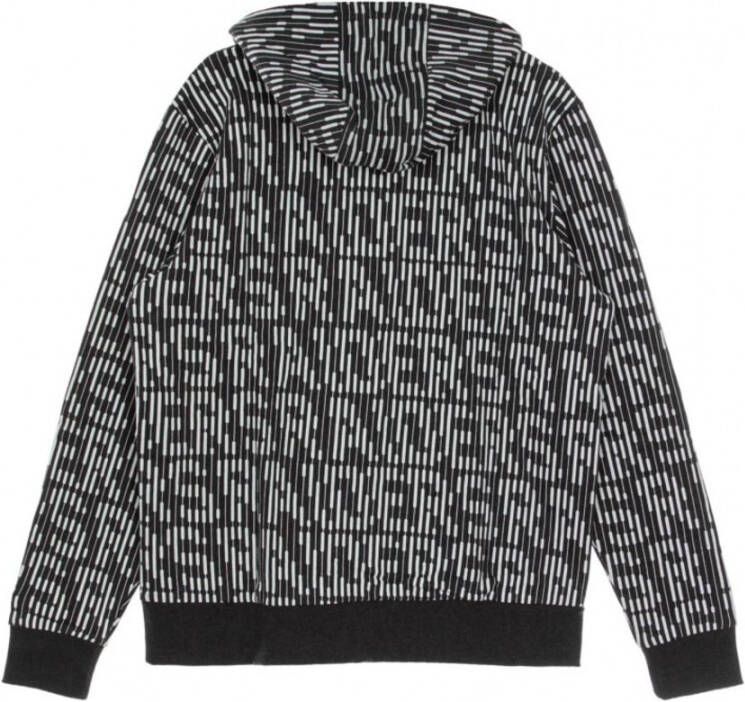 new era Nfl overal over print hoody oakrai capuchon sweatshirt Grijs Heren
