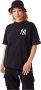 New era Oversized T-shirt New York Yankees Floral Graphic Zwart Unisex - Thumbnail 2
