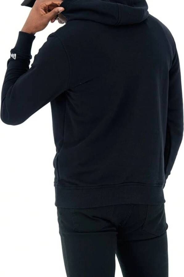new era Stijlvolle hoodie met opvallende grafische print Zwart Heren