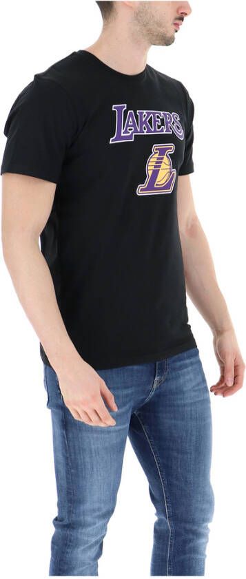 new era T-shir Zwart Heren