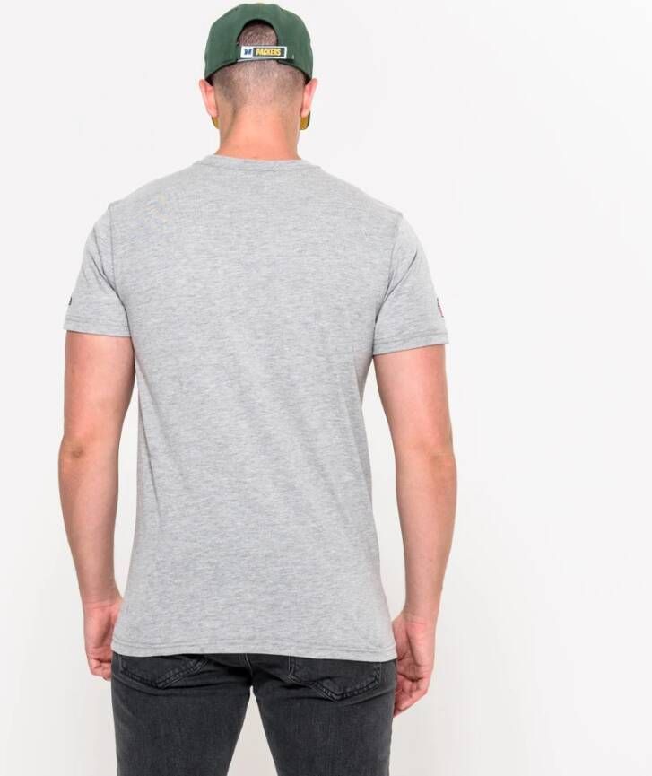 new era t-shirt Grijs Heren