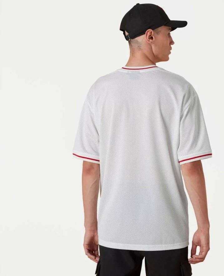 new era T-shirt Wit Heren