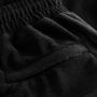 Nikben Terry Toweling Cropped Unisex Broek Black Heren - Thumbnail 2